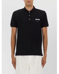 Moschino - Cotton Piqué Polo Shirt - Lyst