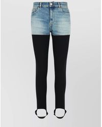 Coperni - Ribbed Two-Tone Leggings - Lyst