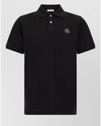 Moncler - Piqué Short-Sleeve Polo Shirt - Lyst