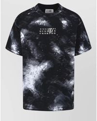 MM6 by Maison Margiela - Crew Neck Graphic Print Short Sleeve T-Shirt - Lyst