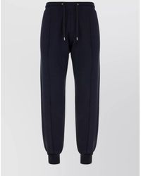 Paul Smith - Trousers With Elastic Waistband And Ribbed Cuffs - Lyst