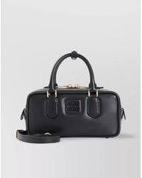 Miu Miu - Arcadie Regular Leather Shoulder Bag - Lyst