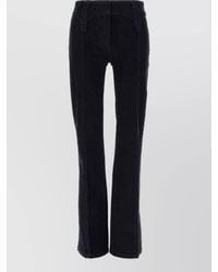 Tory Burch - Denim High-Rise Straight-Leg Jeans - Lyst