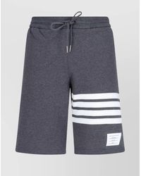 Thom Browne - Straight Cotton Bermuda Shorts - Lyst