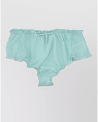 Vivetta - Bow Detail Underwear Ruffle Trim Waistband - Lyst