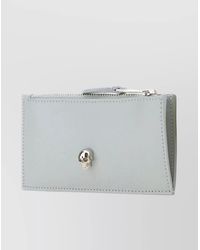 McQueen - Calf Leather Card Holder - Lyst