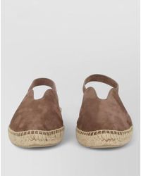 Castañer - Rania Suede Slingback Espadrilles Round Toe - Lyst