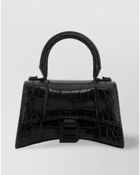 Balenciaga - Hourglass Xs Leather Cross-Body Bag - Lyst