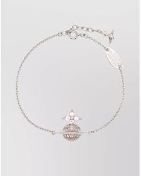Vivienne Westwood - Adjustable Chain Bracelet Embellished Detail - Lyst