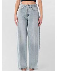 Haikure - Denim Wide-Leg Trousers - Lyst