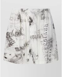Balenciaga - Silk Tailored Shorts - Lyst