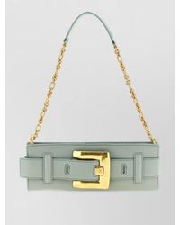Balmain - Anthem Clutch Buckle Detail Chain Strap - Lyst