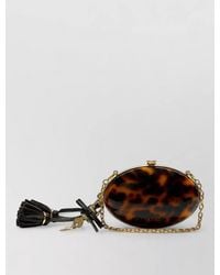 Self-Portrait - Diamante Acrylic Mini Clutch Bag - Lyst