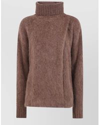 Uma Wang - Alpaca Wool Highneck Sweatshirt - Lyst