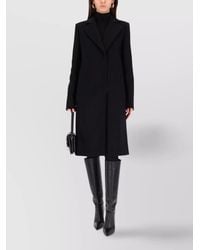 Sportmax - Virgin Wool Single-Breasted Coat - Lyst