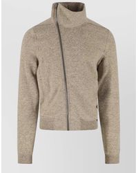 Rick Owens - High Collar Casual Jacket Long Sleeves - Lyst
