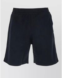 Givenchy - Fleece Bermuda Shorts Paris Logo Grosgrain - Lyst