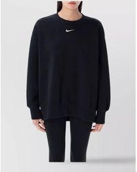 Nike - Oversized Fleece Crewneck Sweatshirt - Lyst