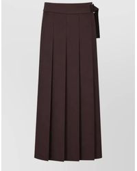 P.A.R.O.S.H. - Wool A-Line Skirt - Lyst