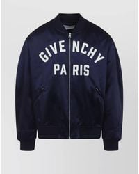 Givenchy - Satin Relaxed-Fit Bomber Jacket - Lyst