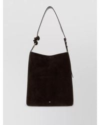 Anya Hindmarch - Na Suede Leather Shoulder Bag - Lyst