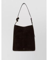 Anya Hindmarch - Ringo Suede Bucket Bag Adjustable Strap - Lyst