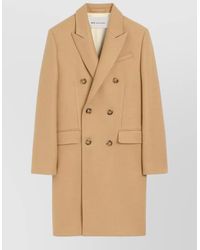 Ami Paris - Virgin Wool Double-Breasted Coat - Lyst