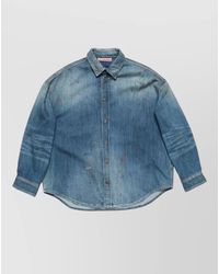 Acne Studios - Denim Cotton Shirt - Lyst