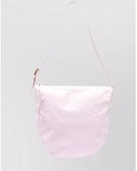 Jil Sander - Crescent Medium Leather Shoulder Bag - Lyst