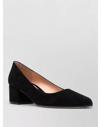 Gianvito Rossi - Piper Suede Pumps Pointed Toe Block Heel - Lyst