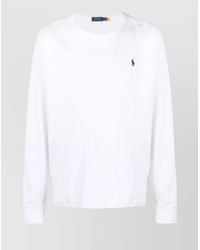 Polo Ralph Lauren - Rib-Knit Crew Neck Sweater With Long Sleeves - Lyst