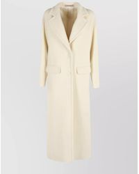Tagliatore - Alpaca Virgin Wool Single Breasted Coat - Lyst