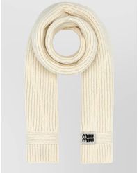 Miu Miu - Cashmere Wool Scarf - Lyst