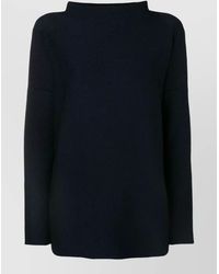 Daniela Gregis - Wool Funnel Neck Knit Jumper Long Sleeves - Lyst