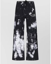 MM6 by Maison Margiela - Lounge Pants Elastic Waistband Graphic Print - Lyst