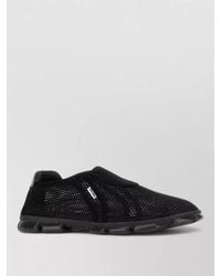 Miu Miu - Mesh Slip On Sneakers Rubber Sole - Lyst