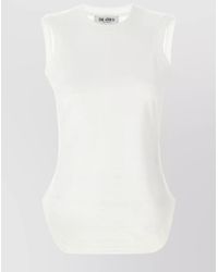 The Attico - Cotton Slim-Fit Ribbed Tank Top - Lyst