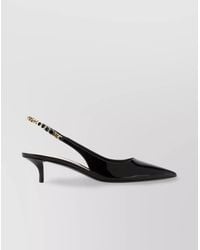 Gucci - Leather Signoria Slingback Pumps - Lyst