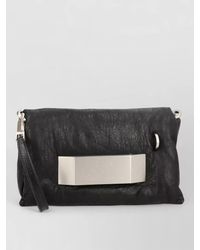 Rick Owens - Leather Clutch Bag - Lyst