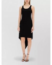 Helmut Lang - Jersey Camisole Dress Asymmetric Hemline - Lyst