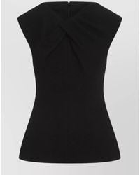 Jil Sander - Tank Top Draped Knot Detail - Lyst