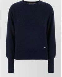 Woolrich - Cotton Modal Sweater Long Sleeves Crew Neck - Lyst