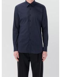 Xacus - Tailor Fit Stretch Cotton Business Shirt - Lyst