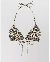 Goldbergh - Printed Triangle Bikini Top - Lyst