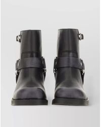 Ash - Western Style Ankle Boot With Block Heel - Lyst
