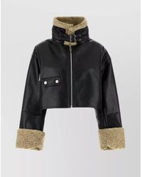 Nanushka - Jemma Jacket Shearling Trim - Lyst