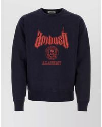 Ambush - Cotton-Blend Logo-Print Crew-Neck Sweatshirt - Lyst