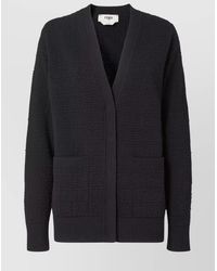 Fendi - Cashmere Wool Cardigan - Lyst