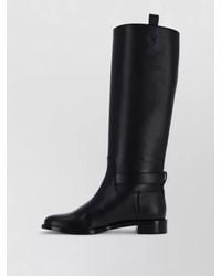 Ferragamo - Leather Ankle Boots - Lyst