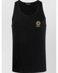 Versace - Sleeveless Medusa Print Tank Top - Lyst